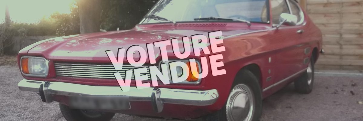 Ford Capri mk1 1300 XL - Vendue