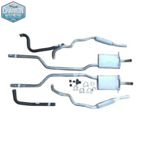 Ligne d’échappement complète Acier | Ford Capri Mk2 et Mk3 |  V6 2.0-2.3-2.8i