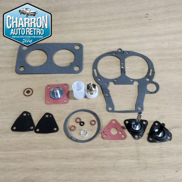 Pochette carburateur double corps Solex TDID  |  V4 cologne | Capri 1700GT et Matra 530