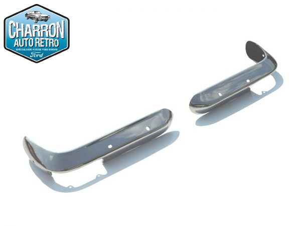 paire demi-pare chocs avant inox capri 2600RS 72-73