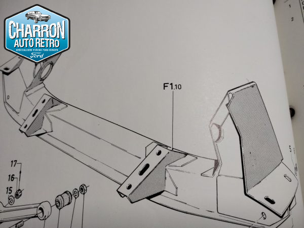 berceau moteur capri sauf direction assistée et 3.0 -occasion