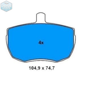 Plaquettes de frein | Transit 73-91 -- Pour étriers 4 pistons | Ref : 1422