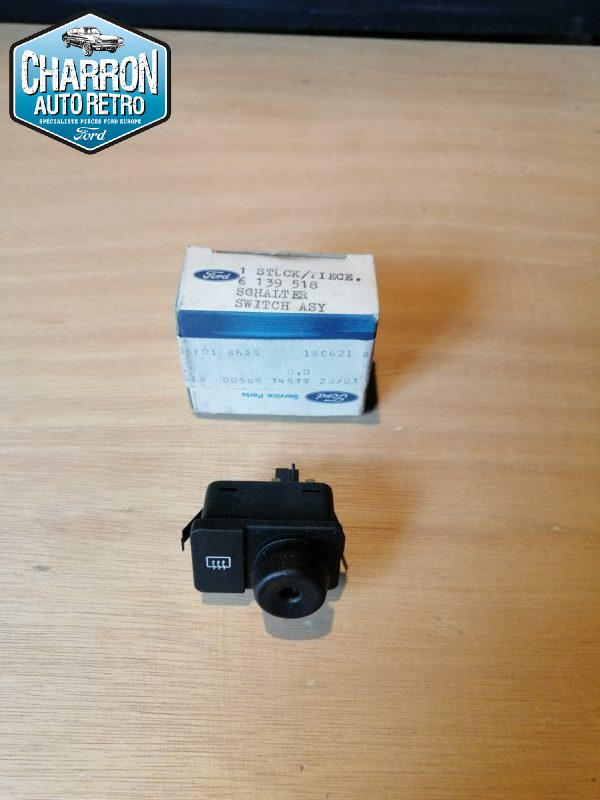 interrupteur de chauffage lunette arrière escort mk4 origine -ref : 6139518