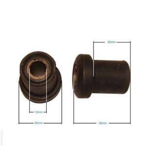 Silent bloc jumelle et œillet arrière de lame avant Ford Transit 11/84-08/91| Kit de 8 | Ref : SILENTBS030