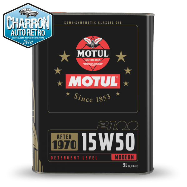 huile moteur 15w50, bidon de 2L