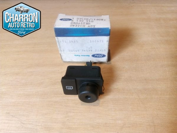 interrupteur de désembuage lunette arriere escort mk4 origine-ref : 6139518