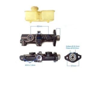 Maitre cylindre Ford Transit 08/76- 04/80 | Entraxe 57mm | Piston 22.2mm | Ref : 080