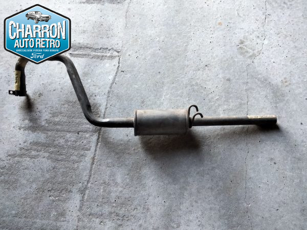 silencieux arrière escort mk1 08/69-08/70 avec double fixation