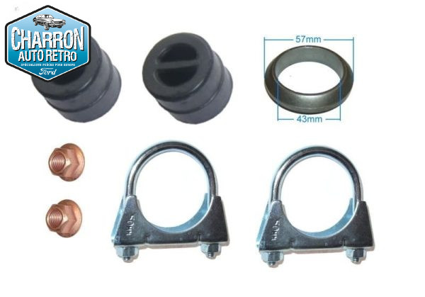kit accessoires de montage échappement | Taunus TC 70-83 | 1.3 1.6 et 2.0