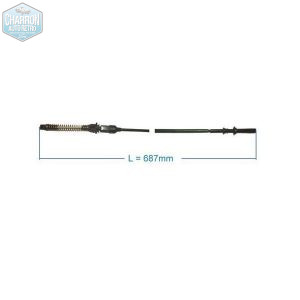 Câble accélérateur | Sierra Mk1 2.0 carburateur 09/83-05/85 - longueur 68,7cm | Ref : 5744