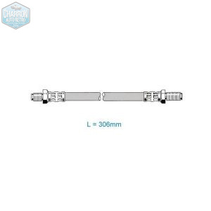 Flexible de frein arrière gauche | Escort 02/82-07/90 | Ref : 1218