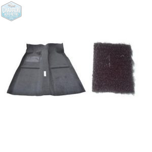 Moquette complète Escort Mk1 noir préformé y compris insonorisant | Conduite a gauche