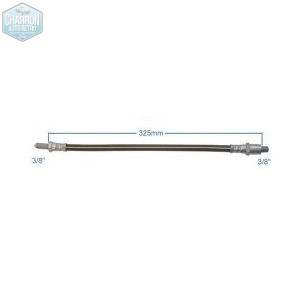 Flexible de frein avant 3/8" | Escort Mk1 à tambours, Cortina, Corsair, Anglia | Ref: P1202