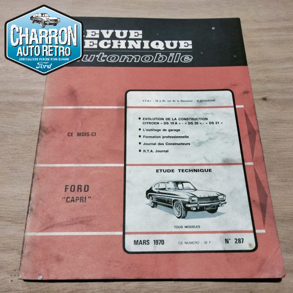 revue technique capri mk1 69-09/72  V4 et V6