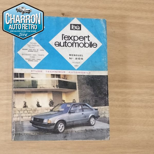 revue technique escort mk3 XR3 et  XR3i RTA206