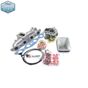 Kit carburateur Kent 1600 | Collecteur admission + carburateur + accessoires de montage