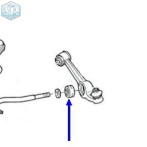 Silent bloc bras de suspension avant - La paire - Polyuréthane | Escort 05/83-07/90 | Ref : 0634