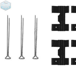 Kit accessoires montage plaquettes avant | Transit 11/73-08/91 avec étrier 2 pistons | Ref : 008A0951Q561