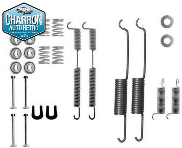 Kit accessoires montage freins arrière | Capri, Granada, Taunus - Voir affectations | Ref : 370AB0518786