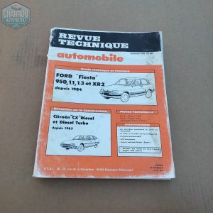 Revue technique Fiesta Mk2 tous modèles essence y compris XR2 | Ref : RTA 442