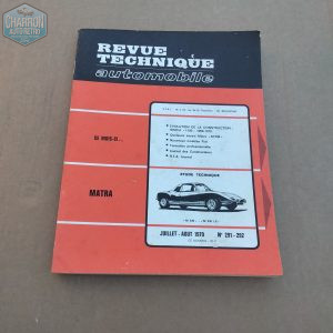 Revue technique Matra 530 | Ref : RTA 291-292