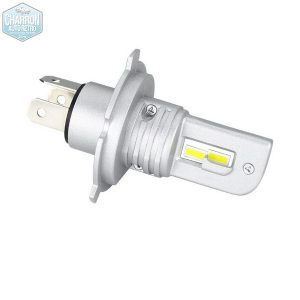 Ampoule H4 LED -- Couleur Jaune - 3000K - 8600 lumens - La Paire