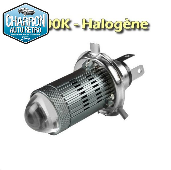 Ampoule H4 LED -- Couleur blanc chaud - 4000K - 1500 lumens - La Paire | Pour réflecteurs détériorés