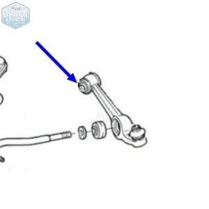 Silentbloc bras de suspension avant - Polyuréthane - La paire | Côté berceau | Escort 05/83-07/90 | Ref : 1564