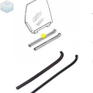 Joint intérieur de vitre arrière - La paire | Escort cabriolet 09/80-07/90