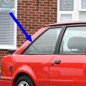 Joint de vitre latérale arrière, version 2 portes | Escort 09/80-07/90