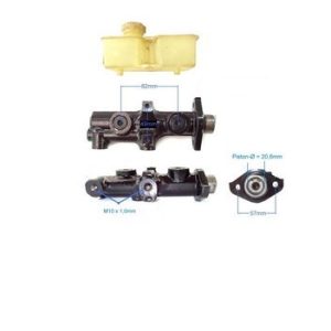 Maitre cylindre Ford Transit 12/71-09/76 | Entraxe 57mm | Piston 20,6mm | Ref : 240